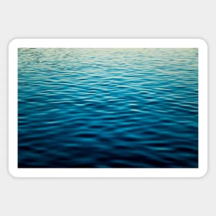 Calm blue water Sticker